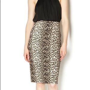 Animal print skirt
